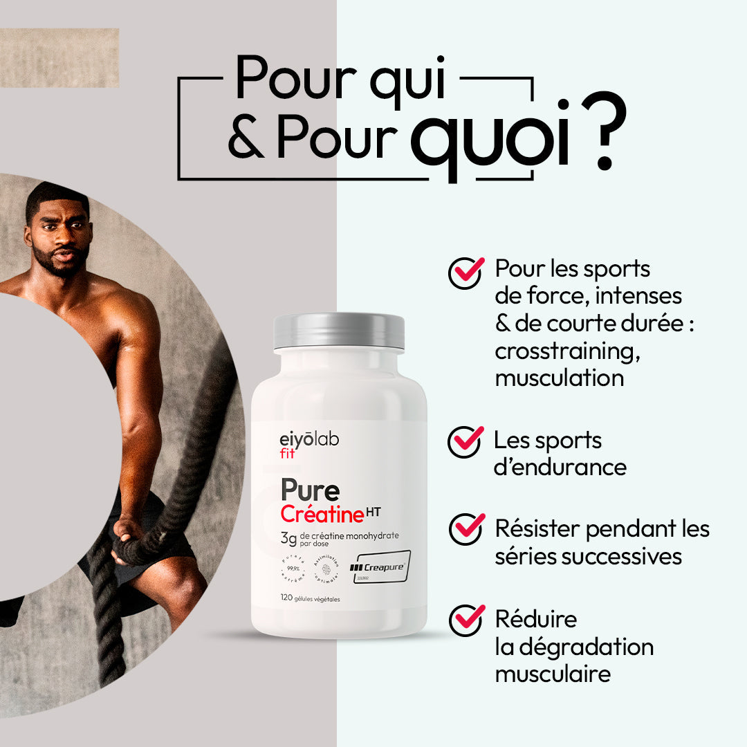 Pure Créatine HT gélules - Creapure®