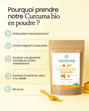 Curcuma Bio en poudre