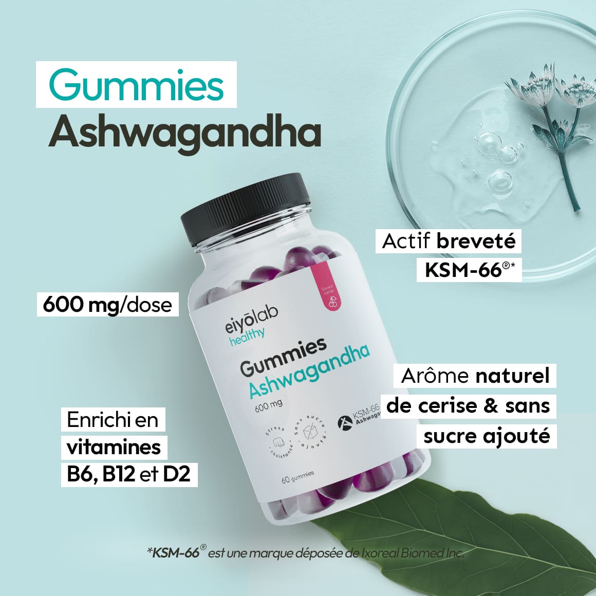 Ashwagandha gummies Eiyolab