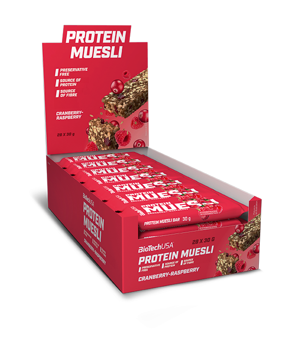 Protein Muesli boîte de 28 barres
