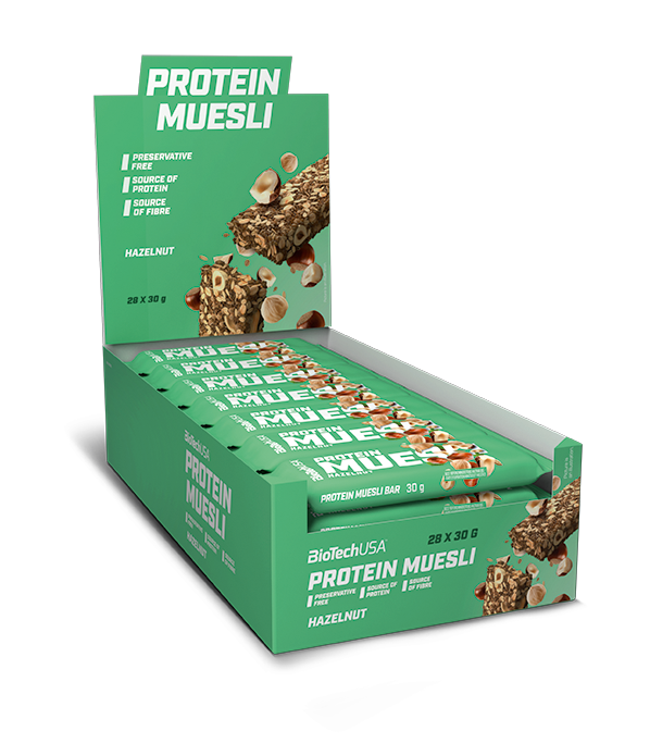 Protein Muesli boîte de 28 barres
