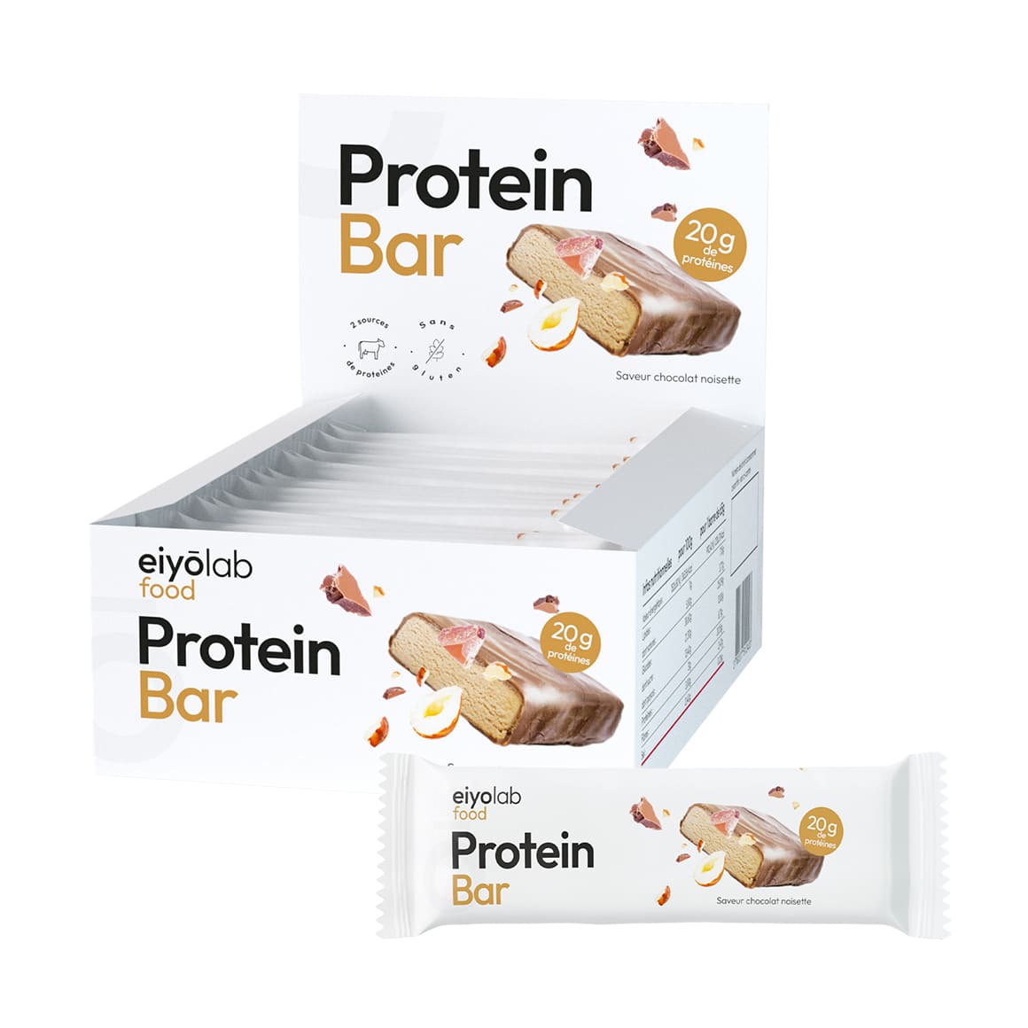 Protein bar boite de 12 barres
